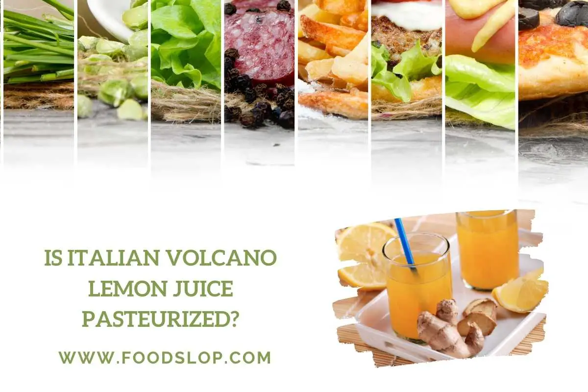 Is italian volcano lemon juice pasteurized answered 