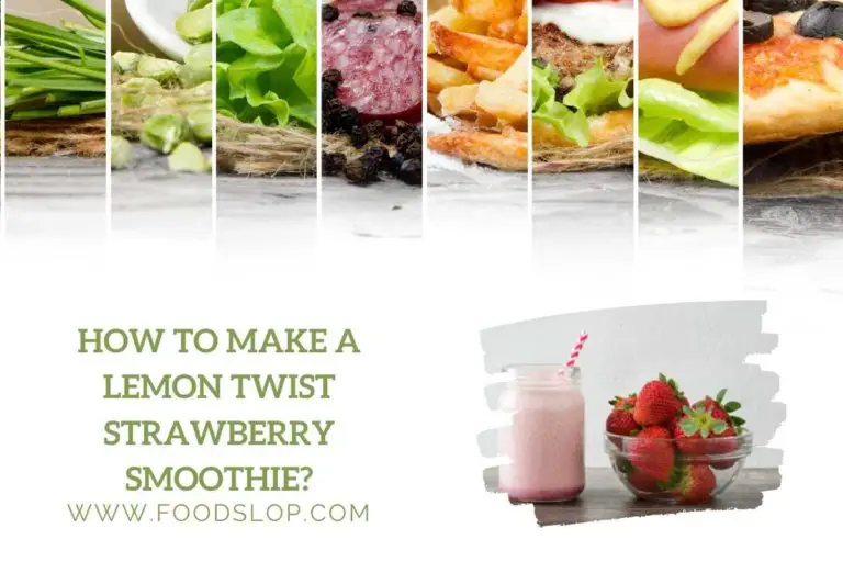 How to Make a Lemon Twist Strawberry Smoothie