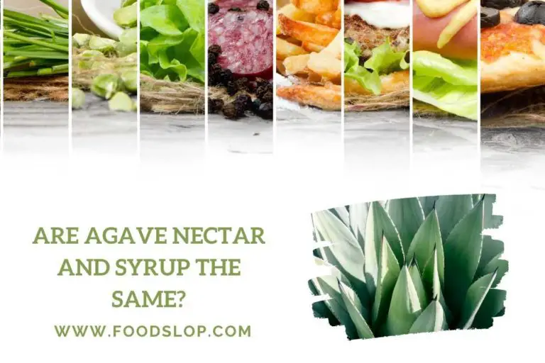 Are Agave Nectar And Syrup The Same?