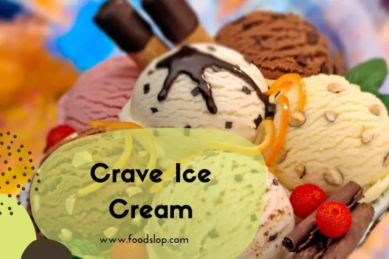 Cravings Ice Cream Menu