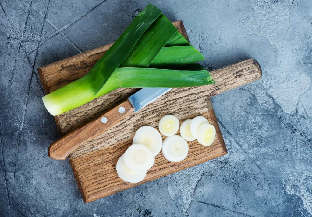 how to store leeks